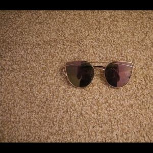 Purple tinted sunglasses